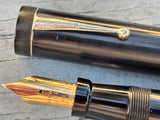 PARKER Black Giant Fountain Pen - RARE!