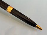 Yves St Laurent Black gold trim Made in France -  Ball Pen