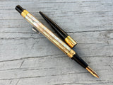 Parker # 12 plain slabs pearl Taper cap circa  1900  - Fountain Pen