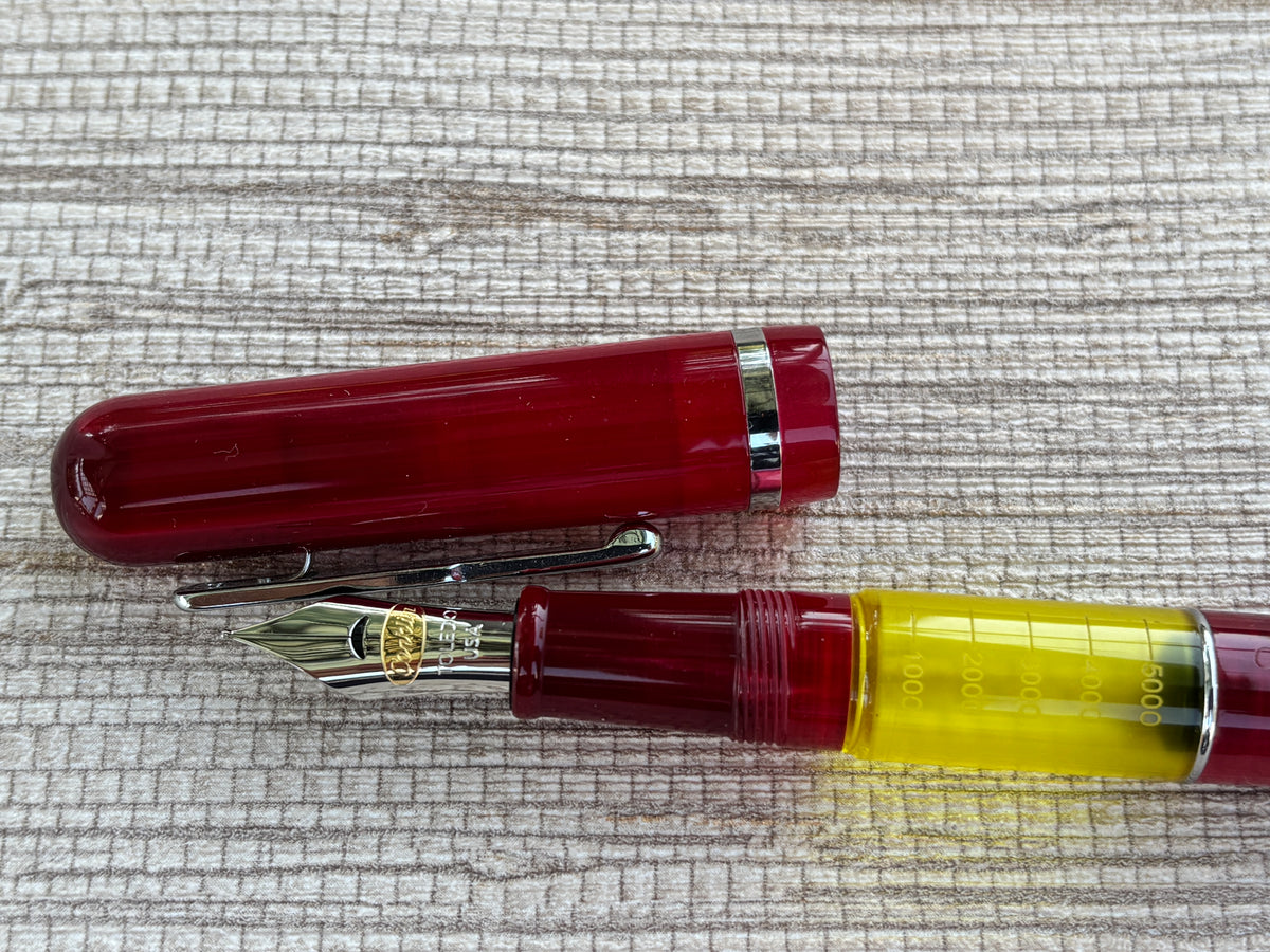 Jimmy's Pick - Conklin Toledo Word Gauge Limited Edition 03/98 Burgundy Made in Italy - Fountain Pen