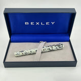 Bexley Swisher Pen White cracked Ice Flat top - Rollerball