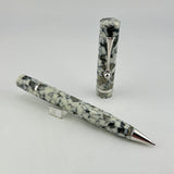 Bexley Swisher Pen White cracked Ice Flat top - Rollerball