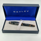 Bexley BX701 Green /orange swirl  - Rollerball Pen