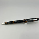 Bexley BX701 Green /orange swirl  - Rollerball Pen