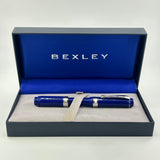 Bexley Sleeve Filler Navy Blue Chrome trim - Fountain Pen