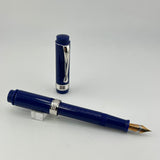 Bexley Sleeve Filler Navy Blue Chrome trim - Fountain Pen