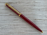 Jimmy's Pick - Elysee En vogue Burgundy Gold Trim Made in Germany - Ballpoint Pen