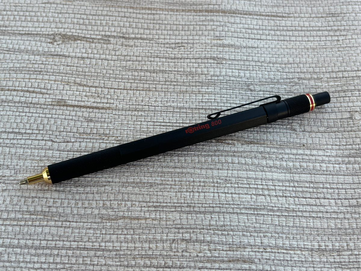 Jimmy's Pick - Rotring 800 Black Matte Made in Germany - Ballpoint Pen