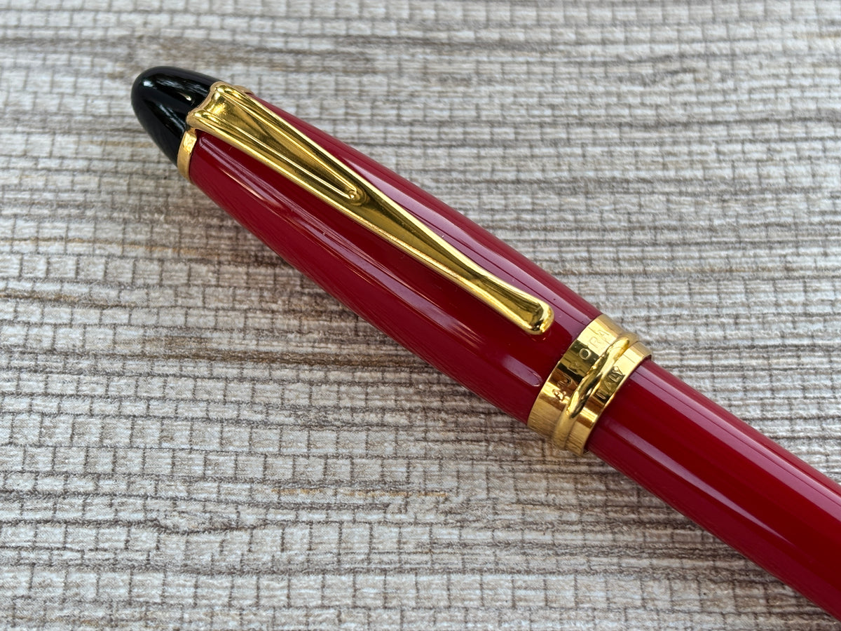 Jimmy's Pick - Aurora Ipsilon Red Gold Trim - Ballpoint Pen