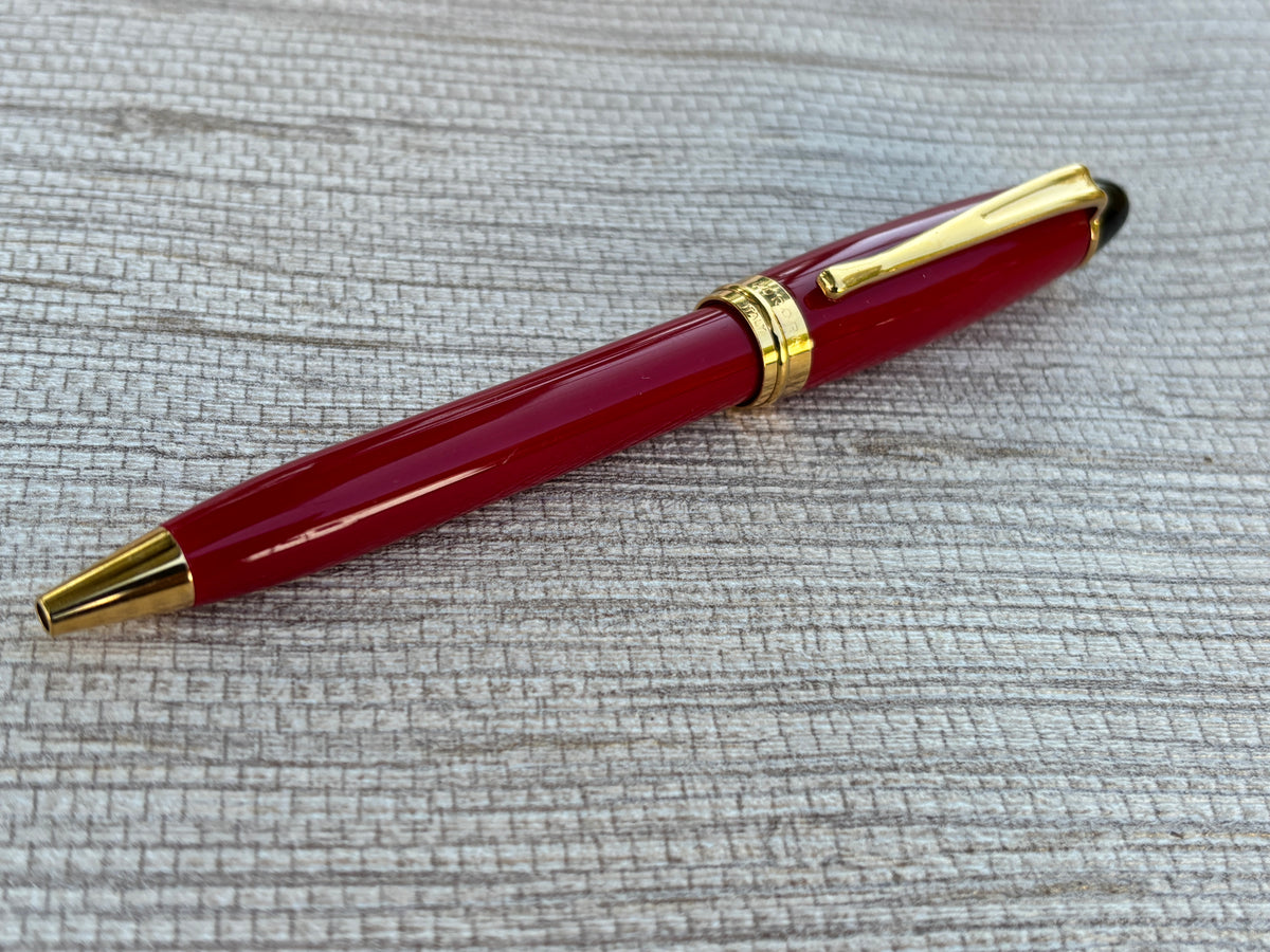 Jimmy's Pick - Aurora Ipsilon Red Gold Trim - Ballpoint Pen