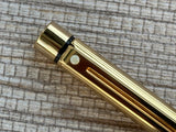 Jimmy's Pick - Sheaffer Targa Slim Gold Electro Plated Circa 1970 Rare Broad Nib! - Fountain Pen