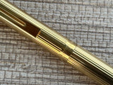 Jimmy's Pick - Sheaffer Targa Slim Gold Electro Plated Circa 1970 Rare Broad Nib! - Fountain Pen