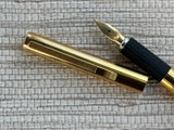 Jimmy's Pick - Aurora Hastil Sterling Silver 925 Vermeil Gold Plated Circa 1970 - Fountain Pen