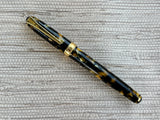 Jimmy's Pick - Levenger Black and Pearl Gold Trim - Fountain Pen