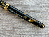 Jimmy's Pick - Levenger Black and Pearl Gold Trim - Fountain Pen