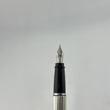 Aurora Ipsilon Sterling Silver 925 fluted overlays   - Fountain Pen