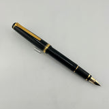 Pilot Falcon Black Gold trim Soft Fine 14K gold nib - Fountain Pen