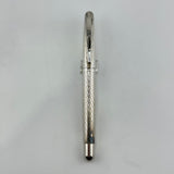 Otto Hutt Design 02 sterling silver Honeycomb pattern - Rollerball Pen