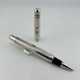 Otto Hutt Design 02 sterling silver Honeycomb pattern - Rollerball Pen