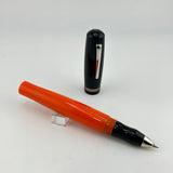 Delta "366" Italian Orange & Black - Rollerball Pen