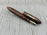 Oldwin Celebration Arco Fish Bone 07/44 Limited Edition  Fountain Pen Medium Large #8 14kt Gold Nib