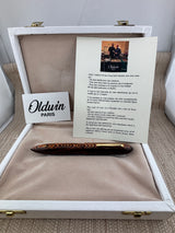 Oldwin Celebration Arco Fish Bone 07/44 Limited Edition  Fountain Pen Medium Large #8 14kt Gold Nib