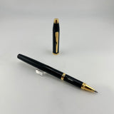 Century ll Classic  Black gold trim - Roller Ball