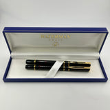 Waterman Laureat Black  Pen Set - Ballpoint Pen and Fountain Pen
