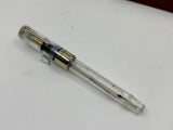 Bexley Deluxe 1993 Clear Demonstrator 047/100 solid gold clip and cap band - Fountain Pen