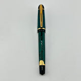 Waterman Phileas Green Marble Set - Roller Ball and Mechanical Pencil