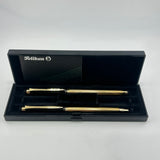 Pelikan P590 Navy Blue Set - Ballpoint Pen and Roller ball