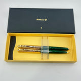 Pelikan Celebrity P590 Green Set - Ballpoint Pen and Roller Ball