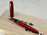 Nakaya Cigar Portable Shu Red - Fountain Pen - A Rare Find Seldom Available For Sale