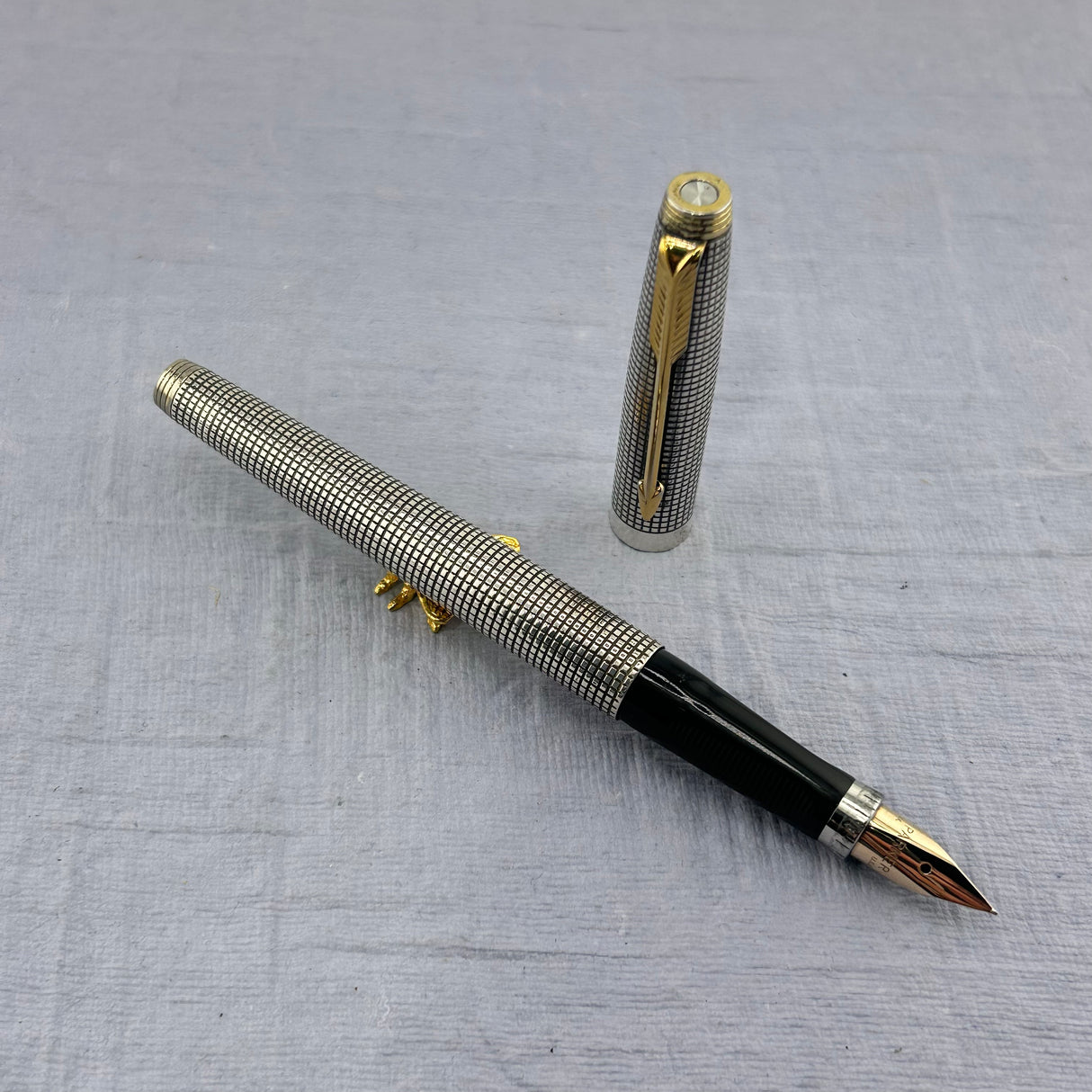 Parker 75 Cisele full sterling silver circa 1969   - Fountain Pen