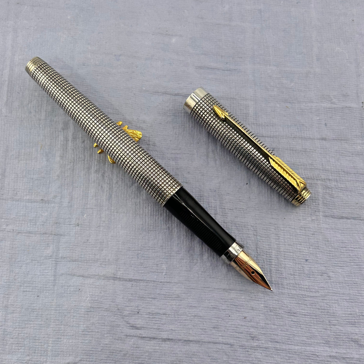 Parker 75 Cisele full sterling silver circa 1969   - Fountain Pen