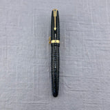 Parker Vacumatic Standard, Azure Blue, Blue Arrow Diamond clip   - Fountain Pen