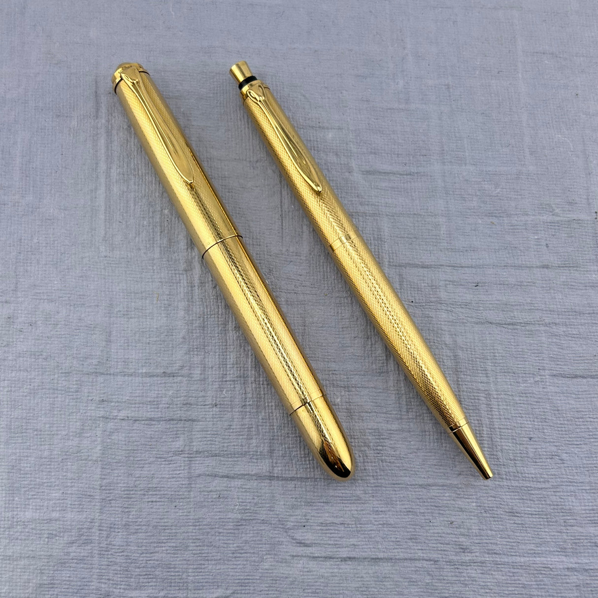 RARE !! Pelikan 700 Gunther Wagner Germany SOLID GOLD 14K set!  - Fountain Pen and Pencil