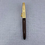 Parker 51 burgundy gold filled Converging Lines Cap - Vacumatic filling system - Fountain Pen