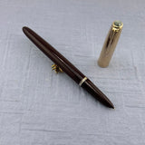 Parker 51 burgundy gold filled Converging Lines Cap - Vacumatic filling system - Fountain Pen