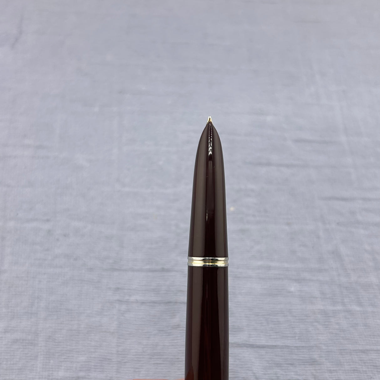 Parker 51 burgundy gold filled Converging Lines Cap - Vacumatic filling system - Fountain Pen