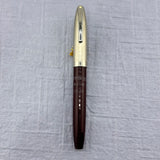 Sheaffer PFM (Pen for Men) Serie II Burgundy with brushed silver cap - still has the original sticker on it !  - Fountain Pen