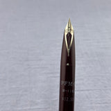 Sheaffer PFM (Pen for Men) Serie II Burgundy with brushed silver cap - still has the original sticker on it !  - Fountain Pen