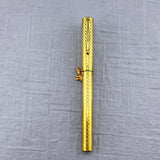 Sheaffer'S Gold Filled Chevron Pattern Fountain Pen - #2 Flexy  Nib - Lever-Fill 1920's