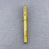 Sheaffer'S Gold Filled Chevron Pattern Fountain Pen - #2 Flexy  Nib - Lever-Fill 1920's