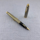 Sheaffer Diamond Sovereign (real diamond on clip) Imperial Set 14K gold filled  - New old stock -  Fountain Pen and Ball Pen