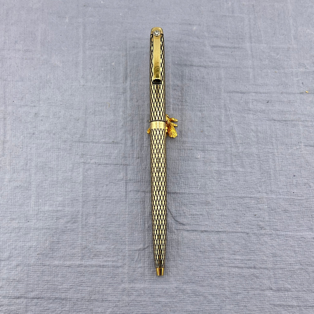 Sheaffer Diamond Sovereign (real diamond on clip) Imperial Set 14K gold filled  - New old stock -  Fountain Pen and Ball Pen