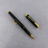 parker 75 set black lacquer gold trim - Original box - New old stock !  - Fountain pen and Ball pen