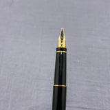 parker 75 set black lacquer gold trim - Original box - New old stock !  - Fountain pen and Ball pen
