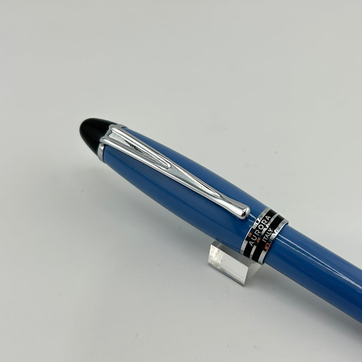 Aurora Ipsilon light blue silver trim - Ballpoint Pen