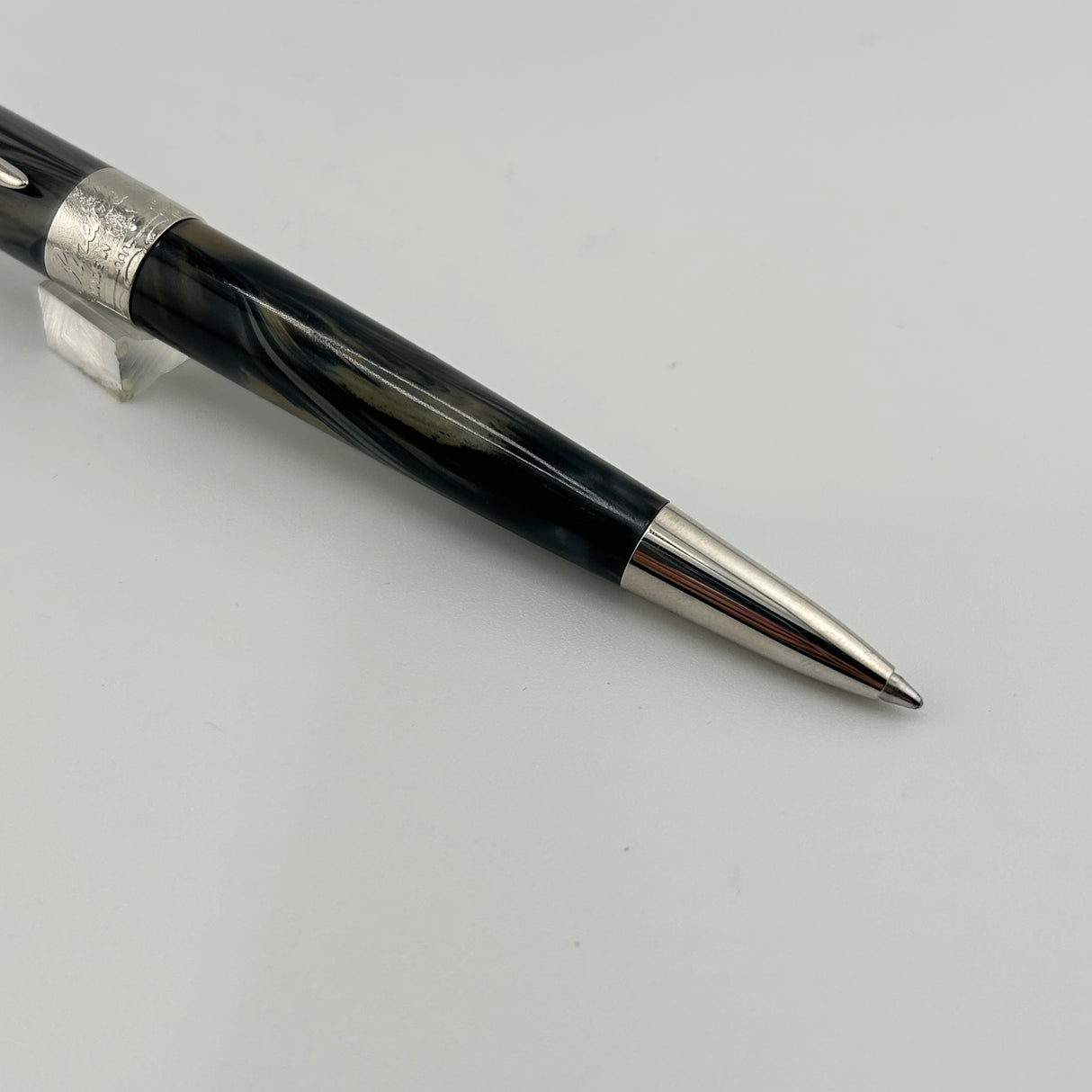 Pineider Avatar UR  black /grey Marble - Ballpoint Pen